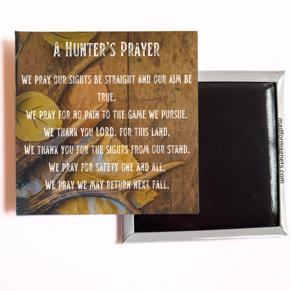 A hunters prayer magnet both sides