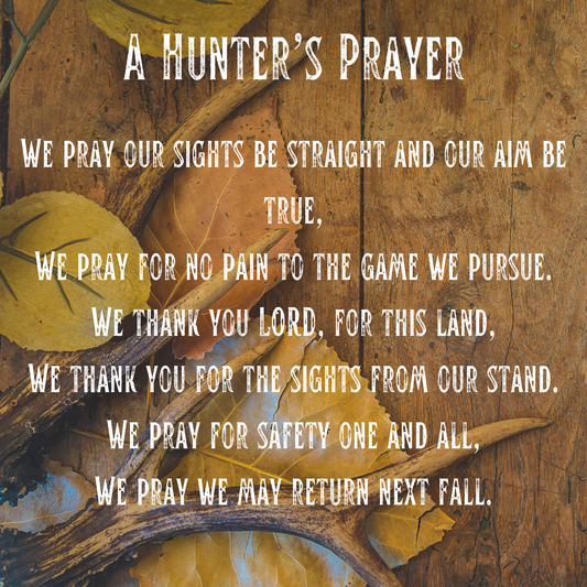 A hunters prayer picture magnet