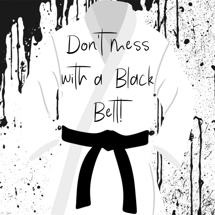 Don’t Mess with a Black Belt fridge Magnet