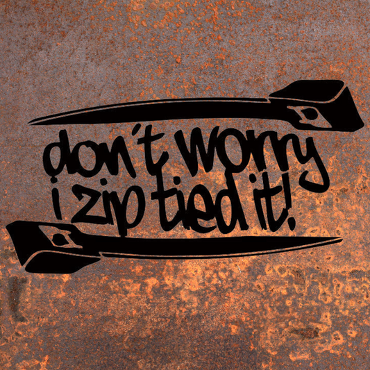 Don't worry I zip tied it 