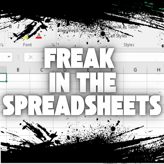 Freak in the Spreadsheets fridge Magnet