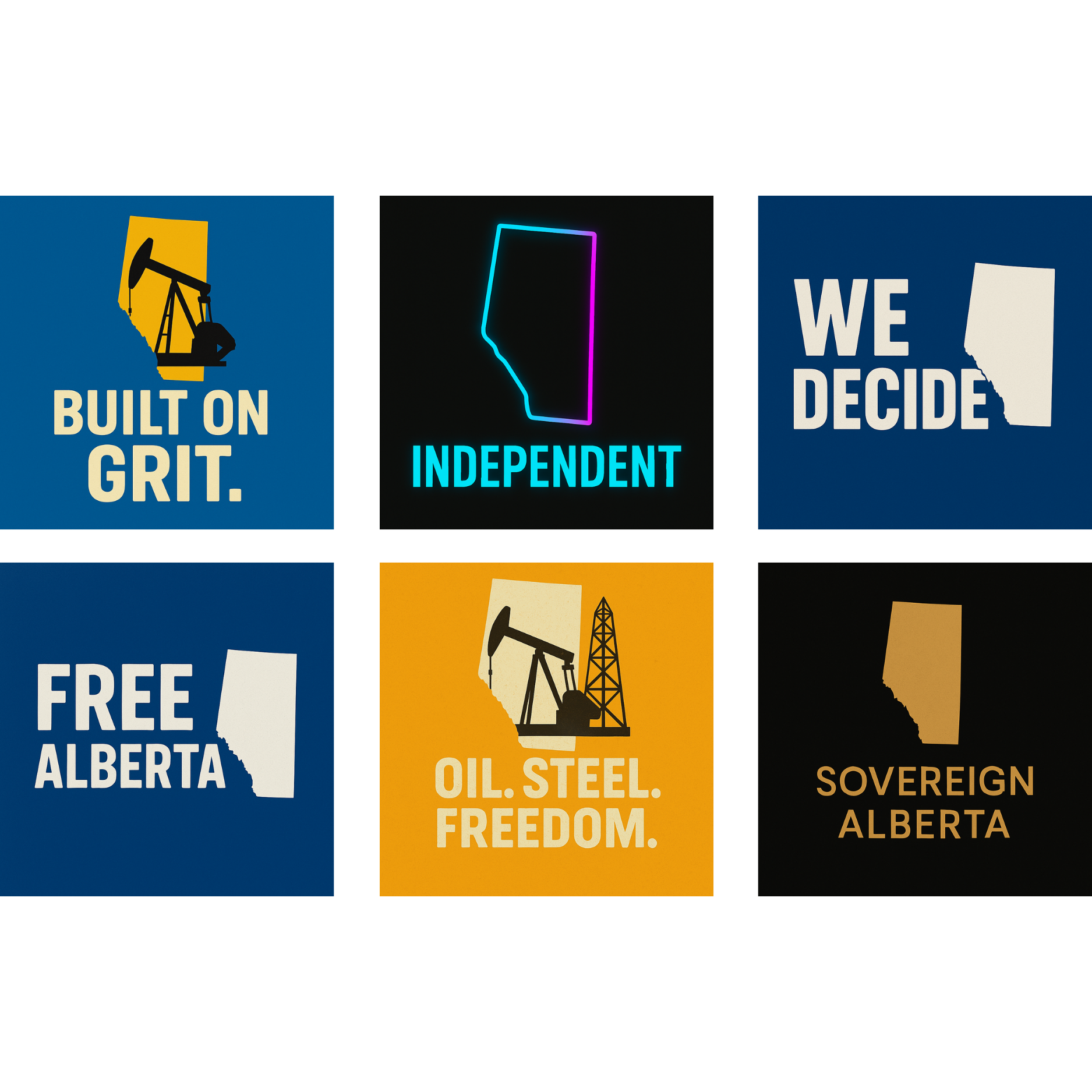 INDEPENDANT ALBERT MAGNETS SET OF 6