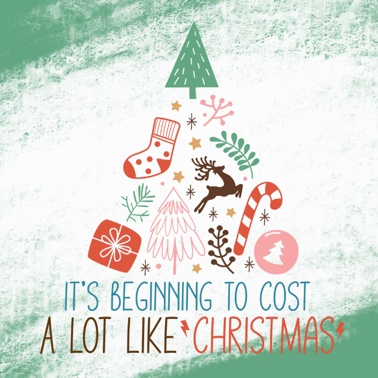 It's Beginning To Cost A lot Like Christmas fridge magnet