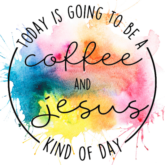 Coffee and Jesus magnet