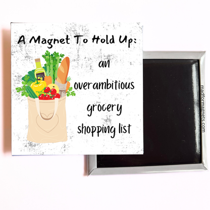 grocery list magnet