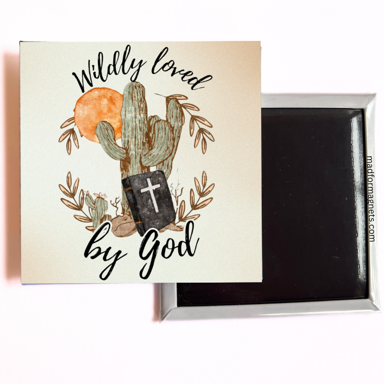 loved by god picture magnet