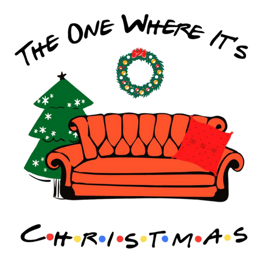 the one where it's Christmas magnet design 