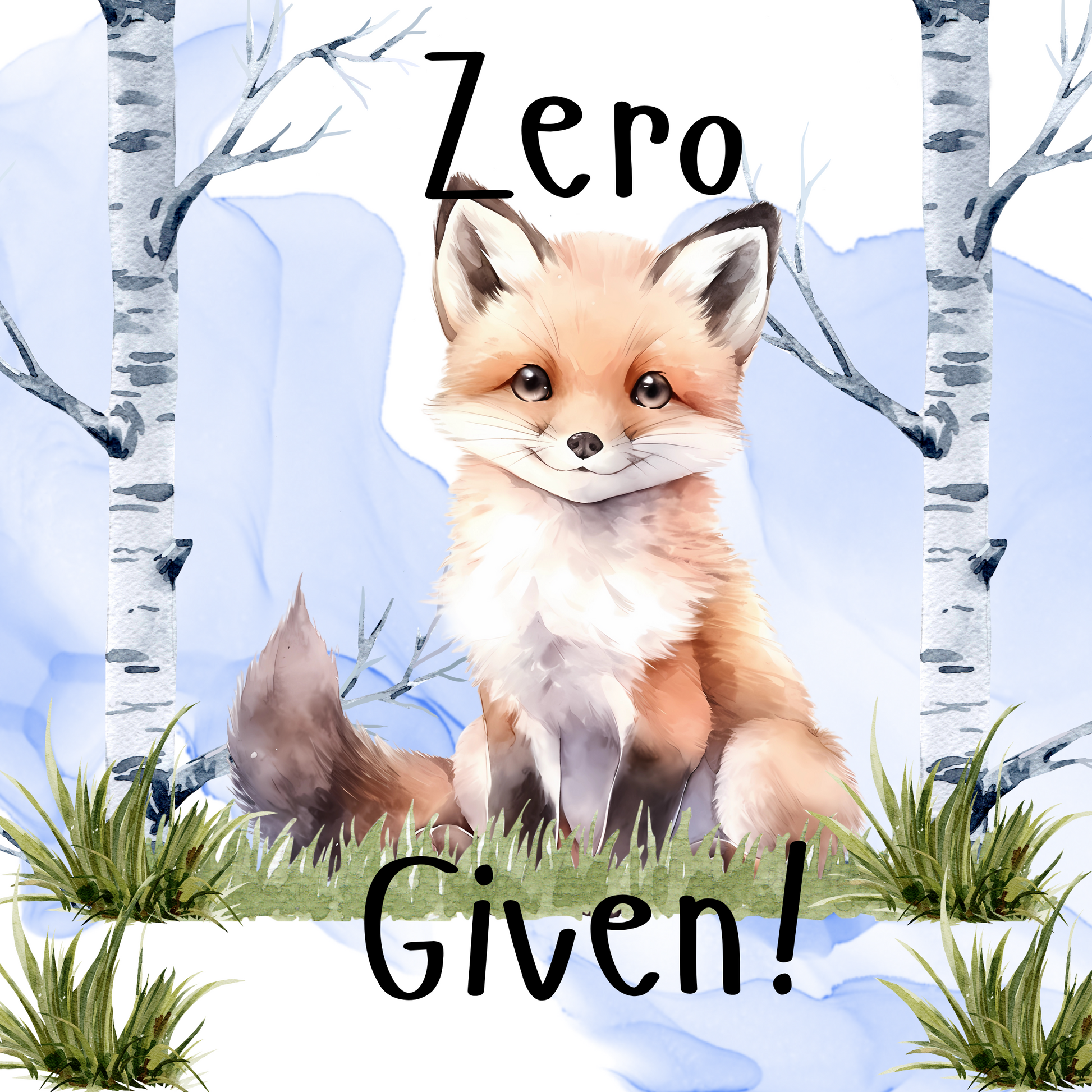 zero fox given fridge magnet 